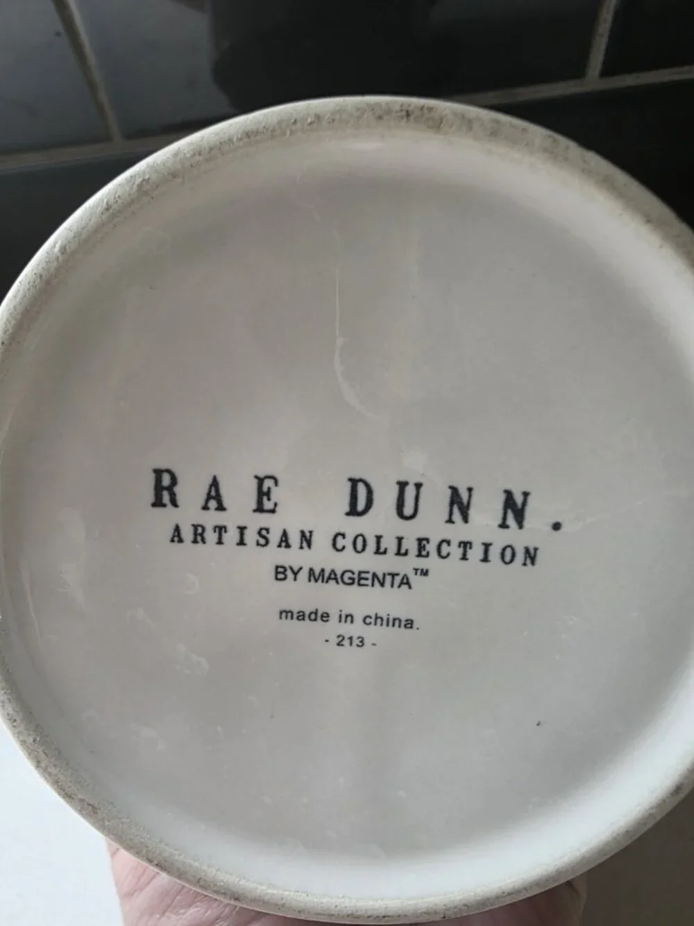Rae Dunn Things Canister Jar Container With Lid Flowers Artisan Collection